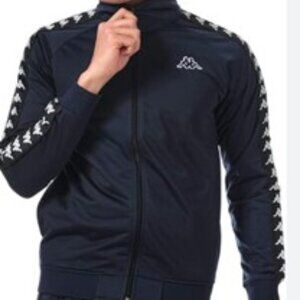 Kappa Men's Sweatshirt Kappa Full Zip Jacket black  sz small